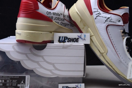 Cheap EP 2 Low DJ4375-106 White Retro O-W Air Jordan Red SP DJ4375-106 0105